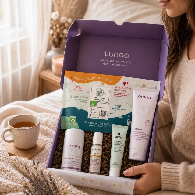 Lunaa Box coffret bien-être règles relaxant